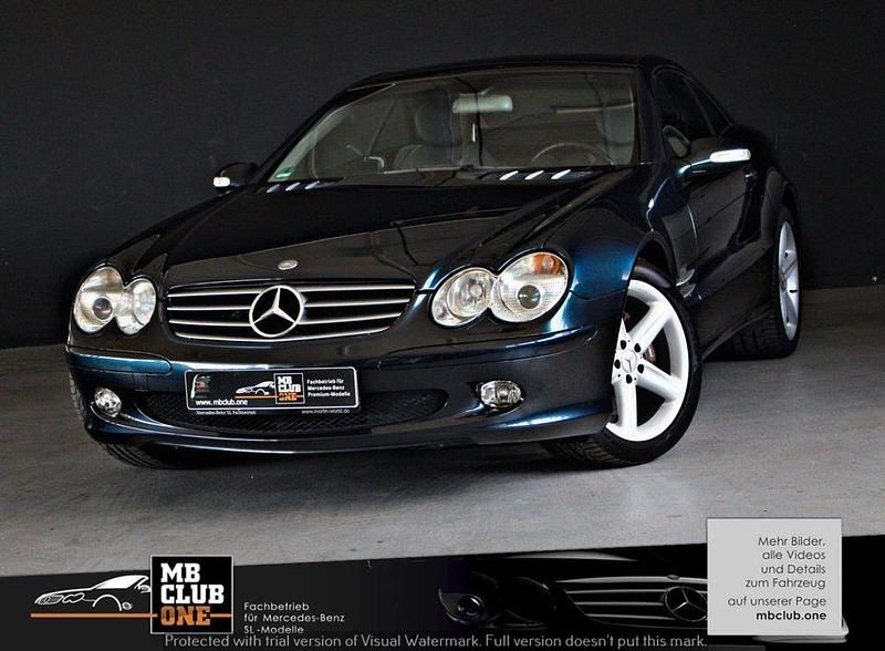 Gebraucht Mercedes SL500 306 PS (225 kW) 2002 Blau Cabrio