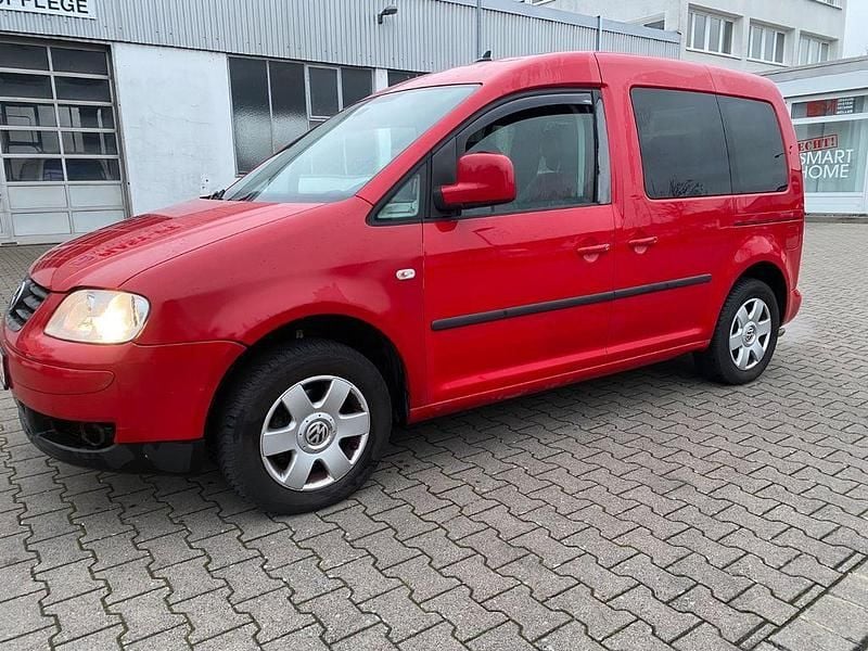 Rot Gebraucht 2008 VW Caddy Team Van / Kleinbus | 1.650 € (Etwas zu teuer) - Bild 1/4