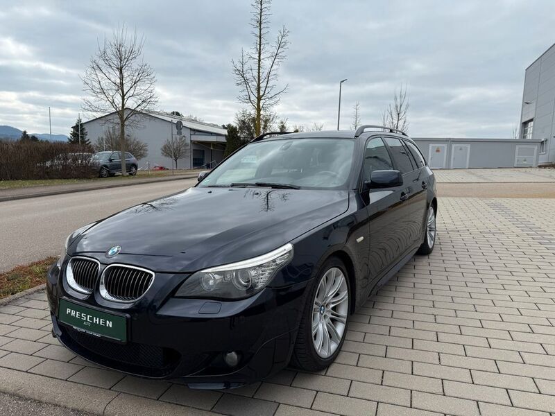 Schwarz Gebraucht 2008 BMW 530 M Sport Kombi | 15.276 € - Bild 1/4