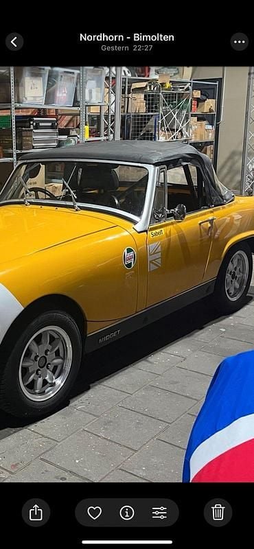 Gebraucht MG Midget 75 PS (55 kW) 1980 Gelb Cabrio
