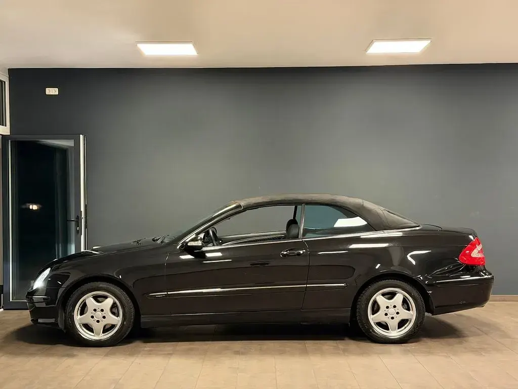 Gebraucht Mercedes CLK200 Avantgarde 163 PS (119 kW) 2004 Obsidianschwarz  metalliclack Cabrio