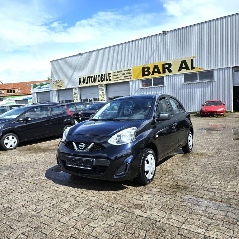 Schwarz Gebraucht 2014 Nissan Micra Visia Kleinwagen | 5.450 € (Fairer Preis) - Bild 1/4