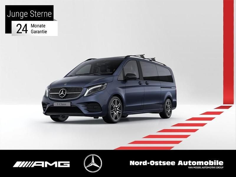 Sodalithblau met. Gebraucht 2024 Mercedes V300 AMG Van / Kleinbus | 77.390 € (Teuer) - Bild 1/3