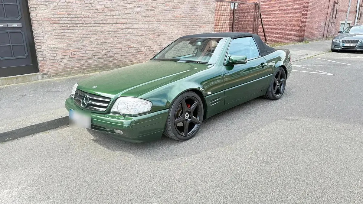 Gebraucht Mercedes SL320 231 PS (169 kW) 1998 Grün Cabrio