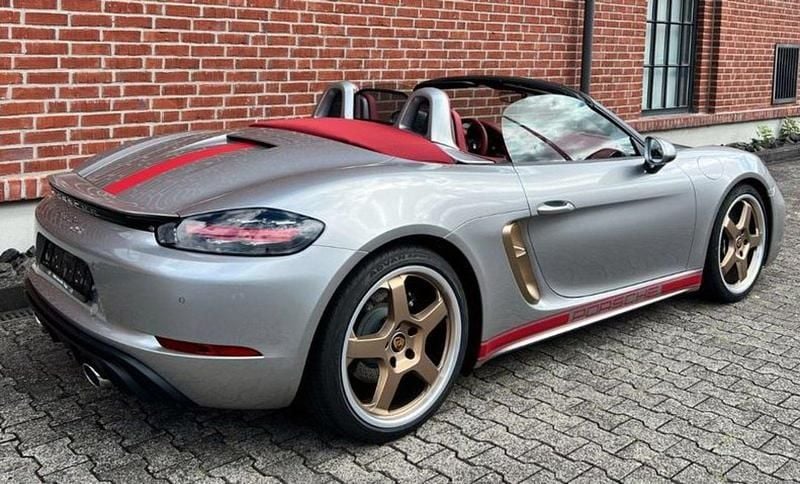Silber Gebraucht 2022 Porsche 718 Boxster Cabrio | 95.718 € (Superpreis) - Bild 1/4
