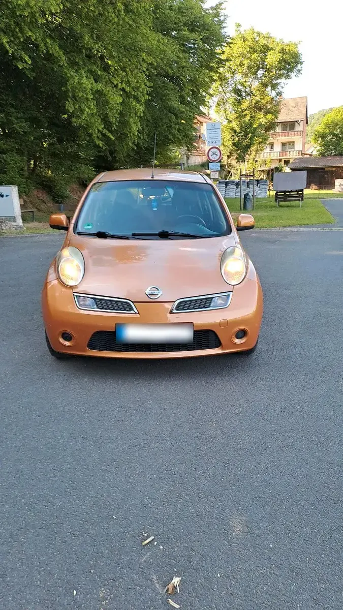 Gebraucht Nissan Micra 2009 Orange Kleinwagen