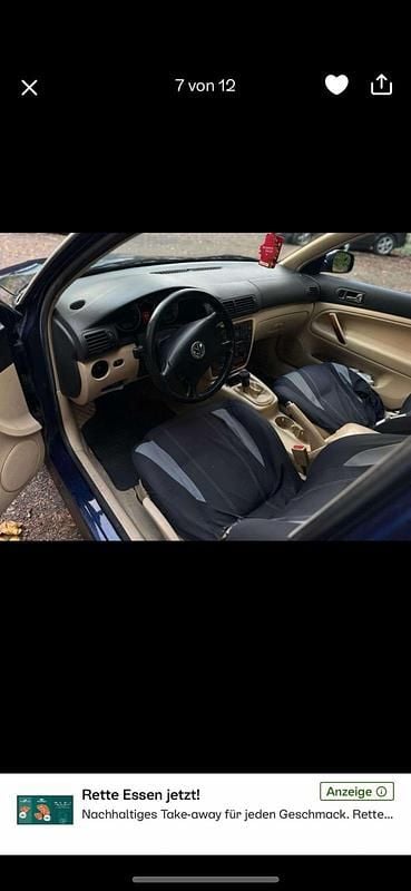 Second-hand VW Passat 131 CP (96 kW) 2001 Albastru Berlinǎ