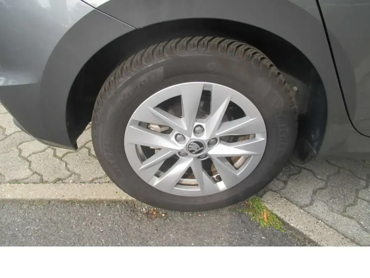 Gebraucht Skoda Fabia Selection 116 PS (85 kW) 2024 Graphite grau metallic Kleinwagen