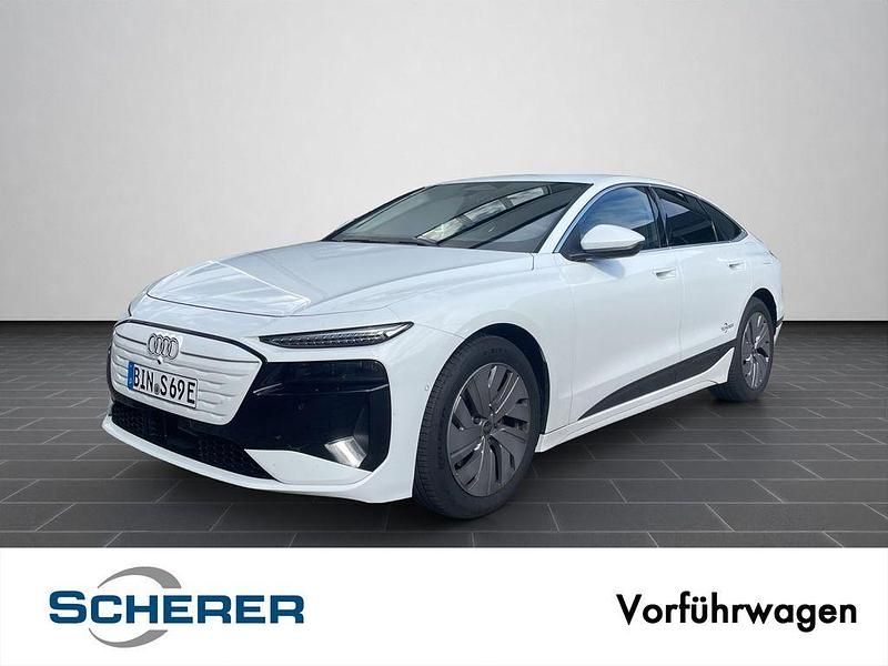 Gletscherweiß metallic (metallic) Gebraucht 2025 Audi A6 e-tron Ambiente Limousine | 54.900 € (Superpreis) - Bild 1/4