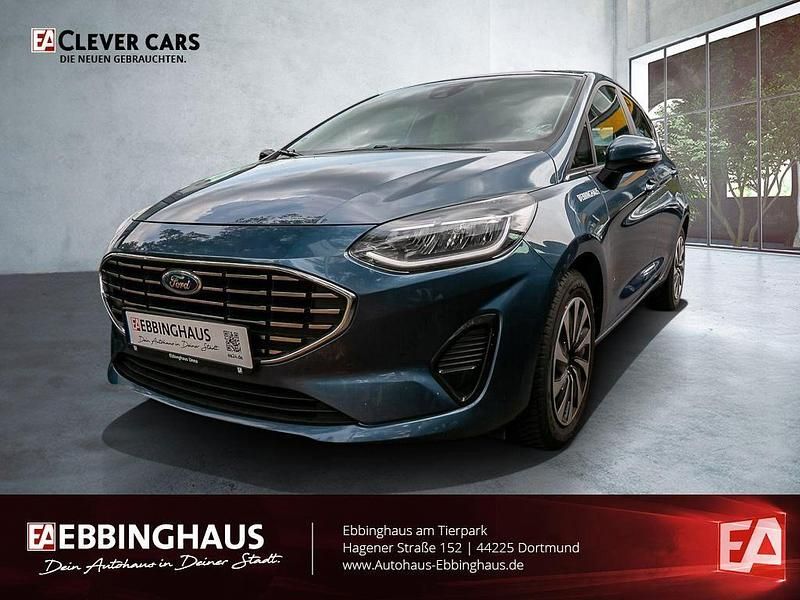 Blau Gebraucht 2023 Ford Fiesta Titanium Kleinwagen | 16.999 € (Superpreis) - Bild 1/4