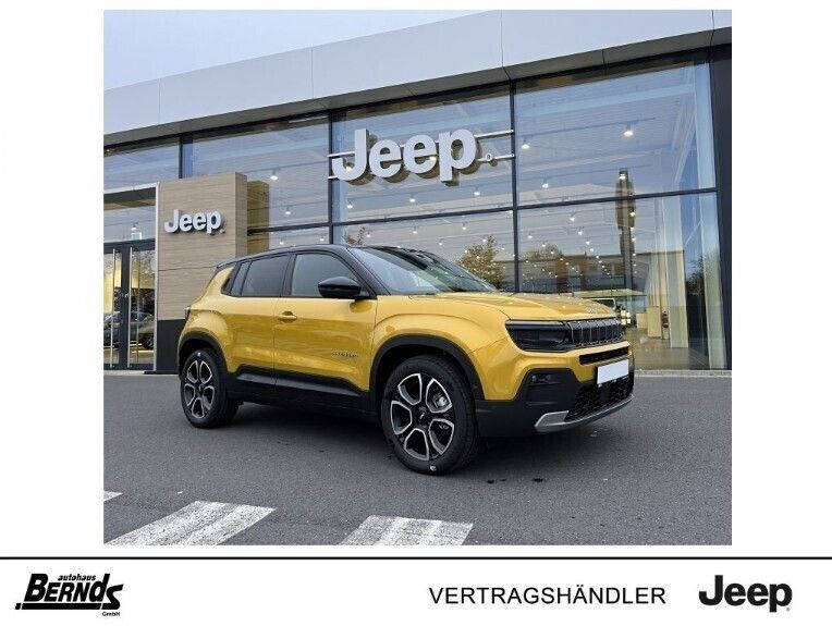 Gelb dach schwarz (metallic) Gebraucht 2023 Jeep Avenger EV Summit SUV | 28.975 € (Fairer Preis) - Bild 1/4