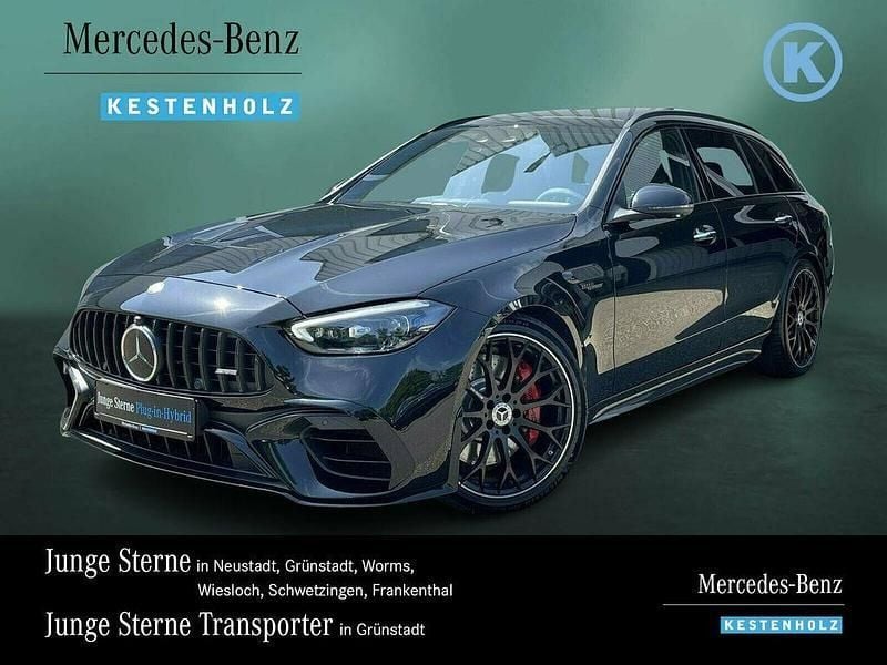 Lack obsidianschwarz Gebraucht 2023 Mercedes C63 AMG AMG Kombi | 86.660 € (Teuer) - Bild 1/4