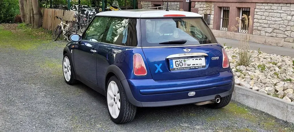Brugt Mini Cooper 116 HK (85 kW) 2003 Blå Hatchback