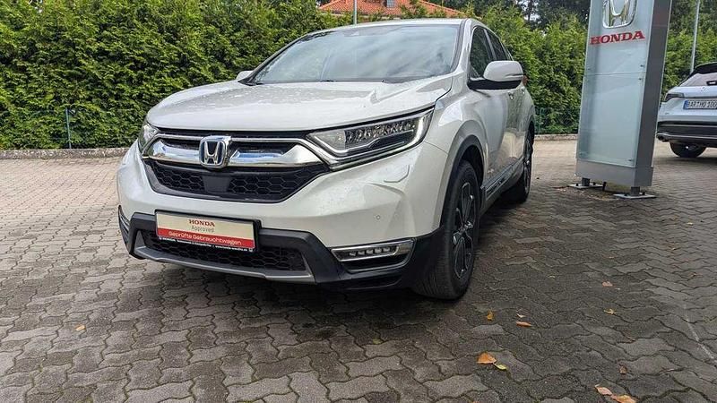 Weiß Gebraucht 2021 Honda CR-V Elegance SUV | 26.980 € (Fairer Preis) - Bild 1/4