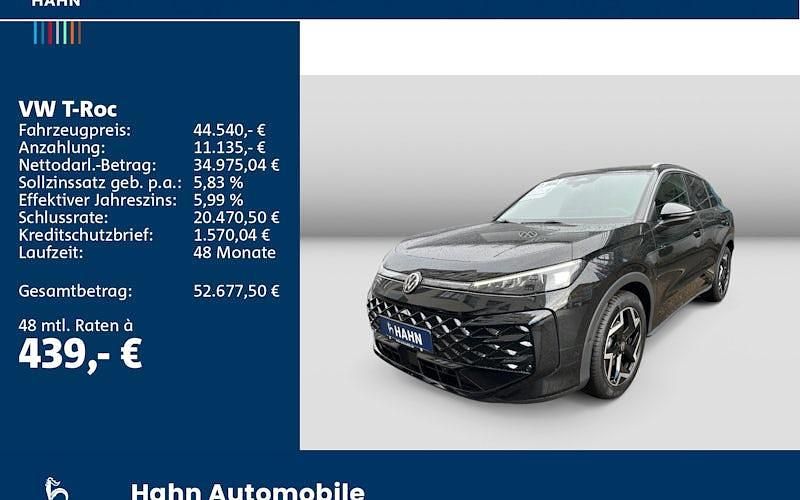 Neu VW T-Roc R-line 150 PS (110 kW) 2026 Schwarz SUV