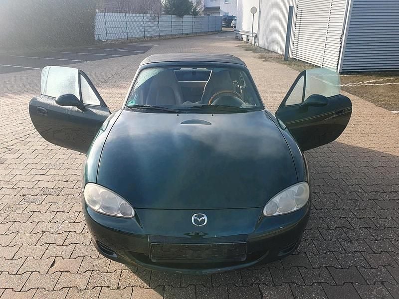 Gebraucht Mazda MX5 110 PS (80 kW) 2001 Grün Cabrio