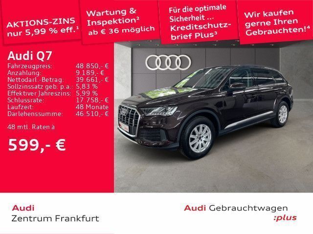 Barriquebraun metallic Gebraucht 2022 Audi Q7 SUV | 49.850 € (Superpreis) - Bild 1/2
