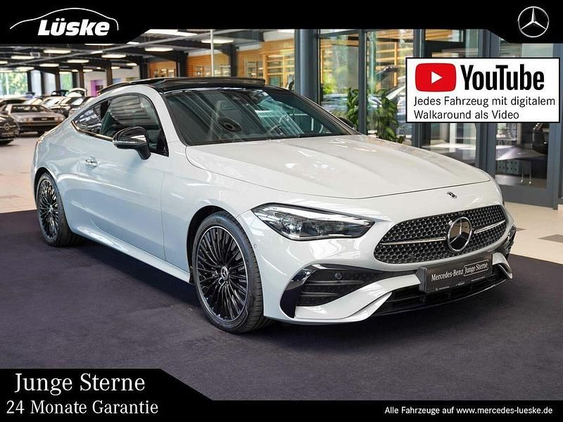 Manufaktur alpingrau uni Gebraucht 2024 Mercedes CLE220 AMG line Coupé | 57.900 € (Fairer Preis) - Bild 1/4