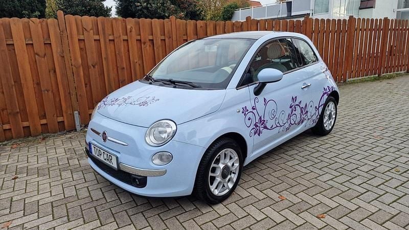 Gebraucht Fiat 500 Lounge 69 PS (50 kW) 2009 Azzurro Kleinwagen