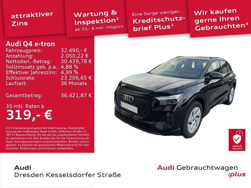 Gebraucht Audi Q4 e-tron Advanced 150 kW (204 PS) 2022 Mythosschwarz metallic SUV