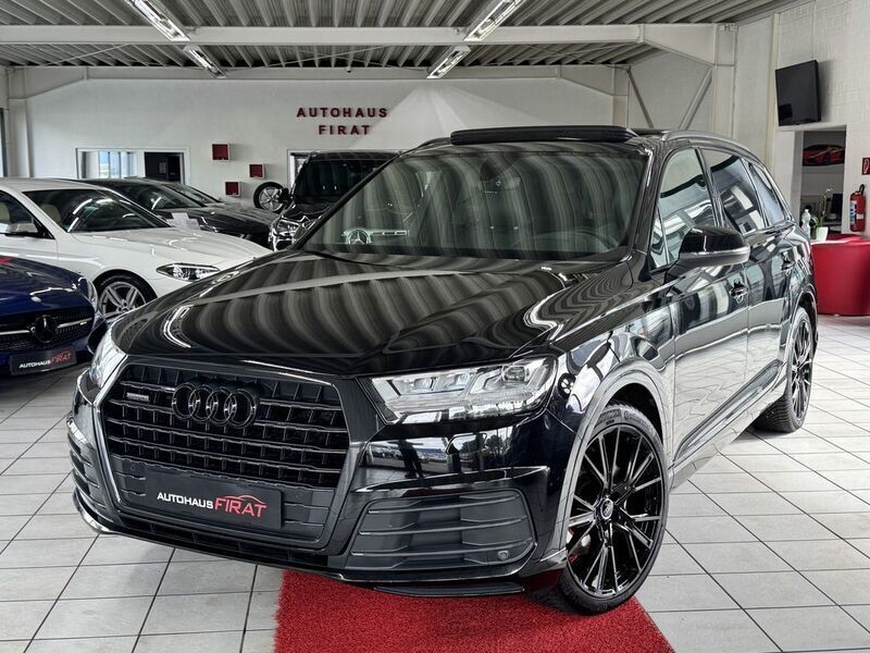Schwarz Gebraucht 2017 Audi Q7 S-Line SUV | 39.849 € (Teuer) - Bild 1/4