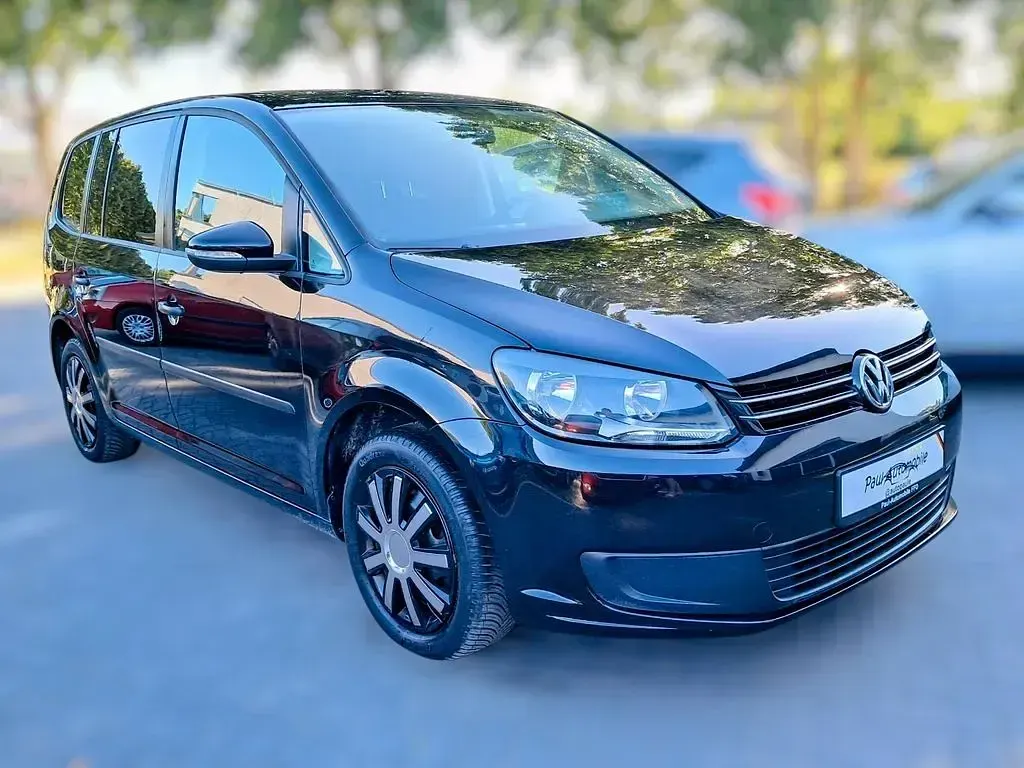 Gebraucht VW Touran Trendline 105 PS (77 kW) 2013 Schwarz Van / Kleinbus