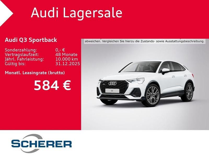 Weiß Neu 2025 Audi Q3 Sportback Sport SUV | 51.590 € (Guter Preis) - Bild 1/4