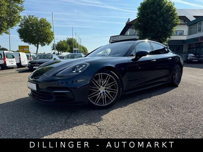 Blau Gebraucht 2017 Porsche Panamera 4S Limousine | 56.890 € (Guter Preis) - Bild 1/4