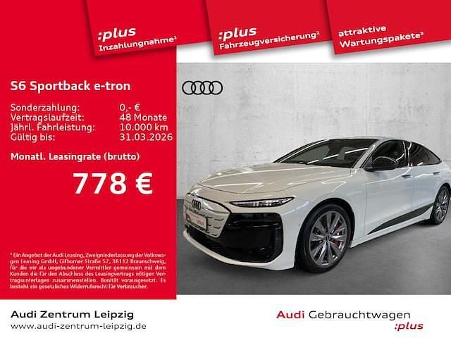 Gebraucht Audi e-tron Sportback Ambiente 369 kW (503 PS) 2025 Gletscherweiß metallic SUV