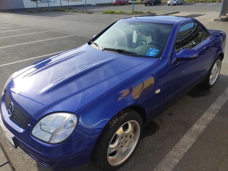 Blau Gebraucht 1999 Mercedes SLK230 Cabrio | 5.950 € (Fairer Preis) - Bild 1/4