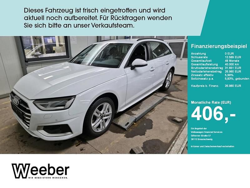 Gebraucht Audi A4 Advanced Plus 204 PS (150 kW) 2023 Gletscherweiß (metallic) Kombi