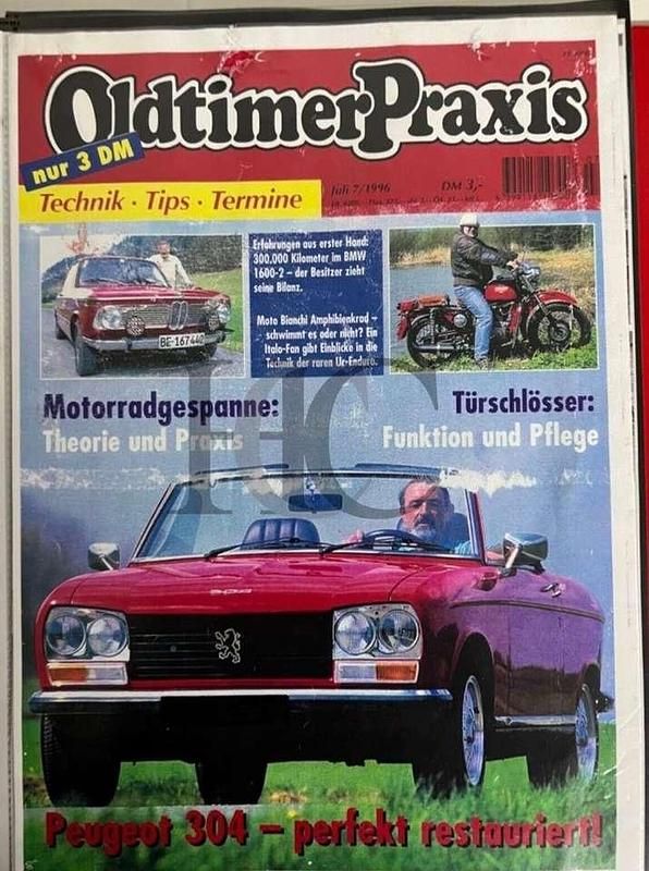 Gebraucht Peugeot 304 65 PS (47 kW) 1970 Rot Cabrio