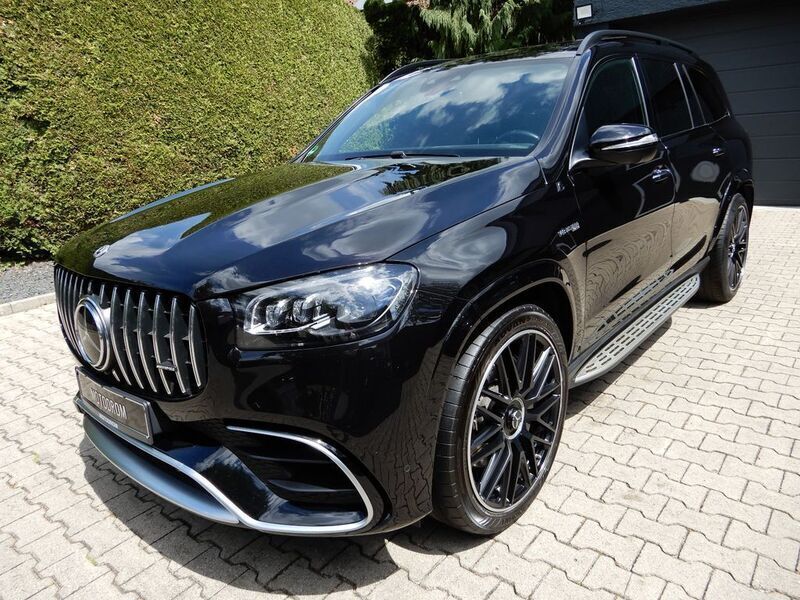 Obsidianschwarz metalliclack Gebraucht 2021 Mercedes GLS63 AMG AMG SUV | 97.880 € - Bild 1/4