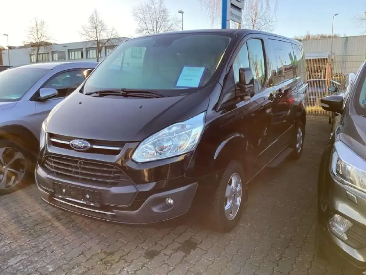 Gebraucht Ford Transit Custom 131 PS (96 kW) 2017 Iridiumschwarz metallic Kombi