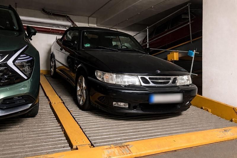 Gebraucht Saab 9-3 Cabriolet Aero 205 PS (150 kW) 2001 Schwarz Cabrio