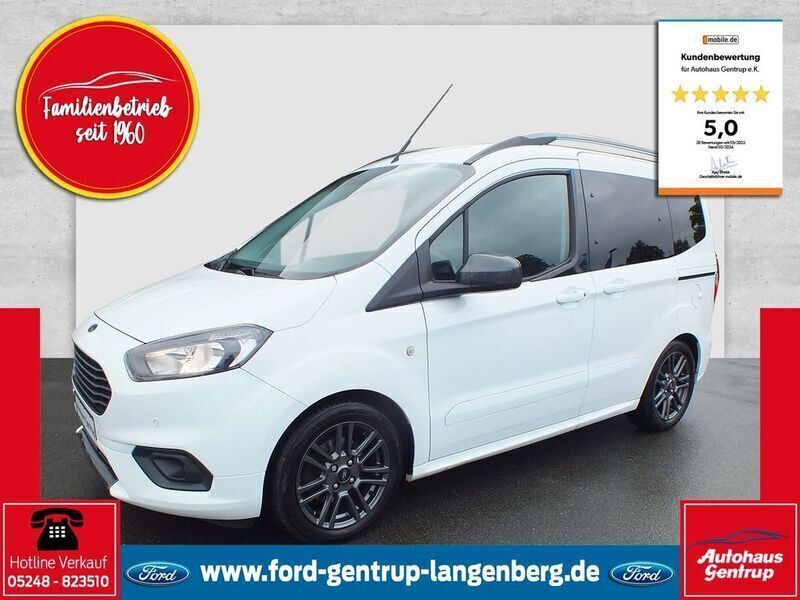 Weiß Gebraucht 2019 Ford Tourneo Courier Sport Van / Kleinbus | 14.950 € (Fairer Preis) - Bild 1/4