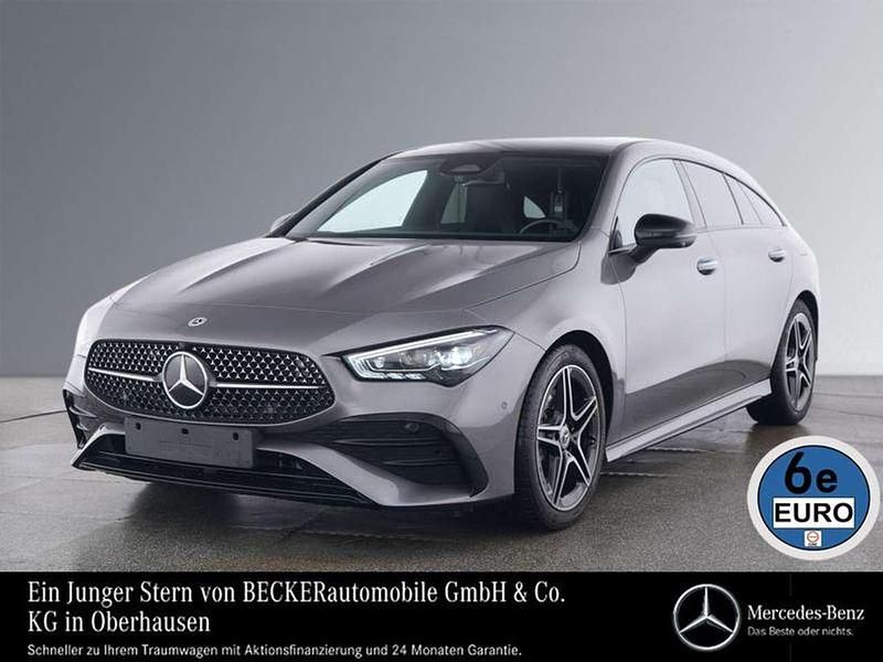 Mountaingrau Gebraucht 2024 Mercedes CLA200 AMG Line Premium Plus Kombi | 37.450 € (Teuer) - Bild 1/4