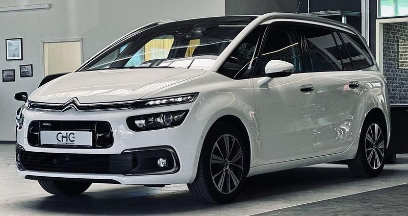 Gebraucht Citroën Grand C4 Picasso Shine 131 PS (96 kW) 2017 Lack weiss banquise/flach stan Van / Kleinbus