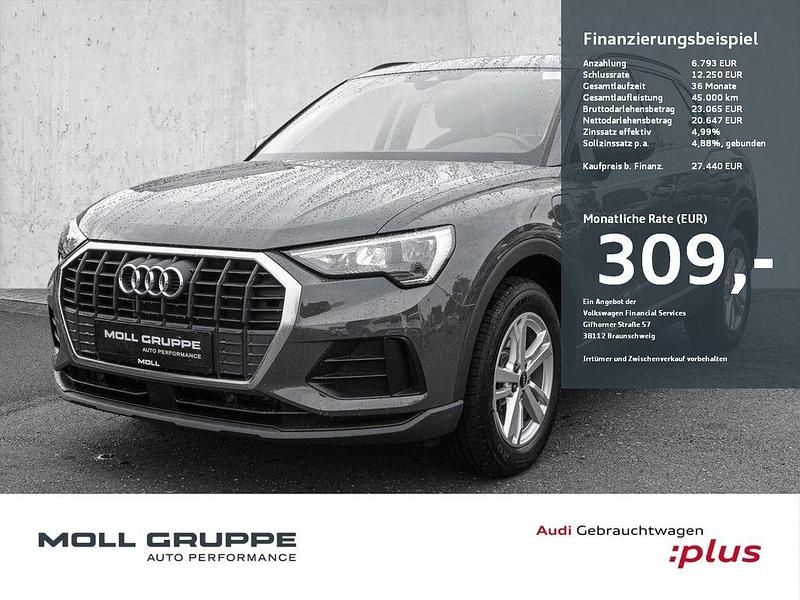 Grau Gebraucht 2022 Audi Q3 SUV | 27.440 € (Guter Preis) - Bild 1/3