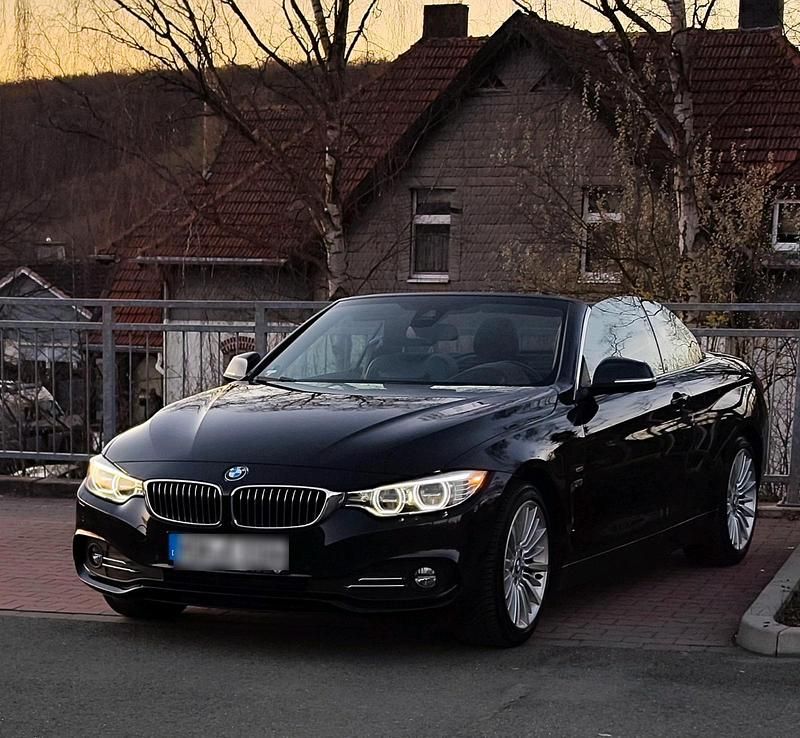 Schwarz Gebraucht 2014 BMW 420 Comfort Edition Cabrio | 16.450 € (Fairer Preis) - Bild 1/4