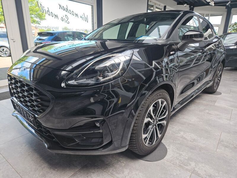 Obsidianschwarz metallic Gebraucht 2022 Ford Puma ST-Line SUV | 18.990 € (Fairer Preis) - Bild 1/4
