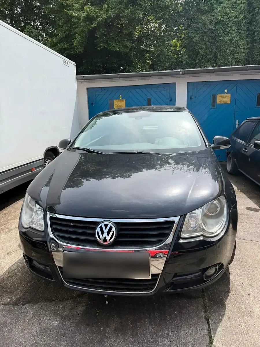 Gebraucht VW Eos 140 PS (102 kW) 2008 Schwarz Cabrio