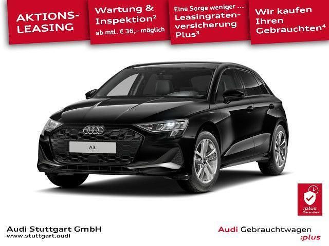 Mythosschwarz metallic Gebraucht 2025 Audi A3 Advanced Plus Limousine | 31.940 € (Fairer Preis) - Bild 1/3