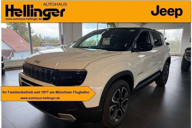 Weiß (snow white mit dach in volcano black) Neu 2025 Jeep Avenger EV Summit SUV | 46.990 € - Bild 1/4