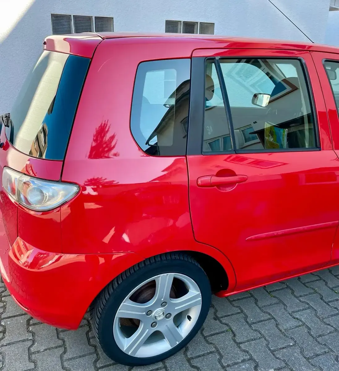 Gebraucht Mazda 2 2007 Rot Kleinwagen