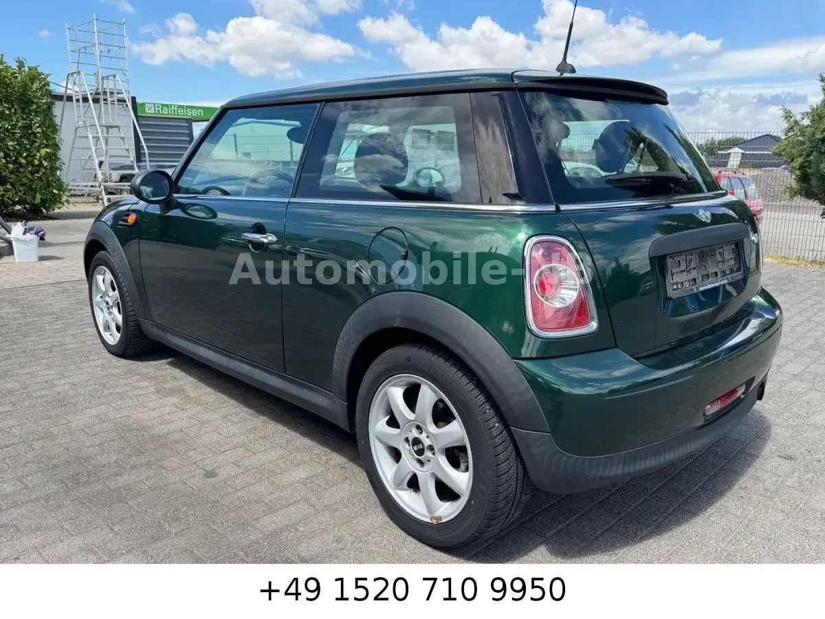 Gebraucht Mini ONE 75 PS (55 kW) 2011 Grün Kleinwagen