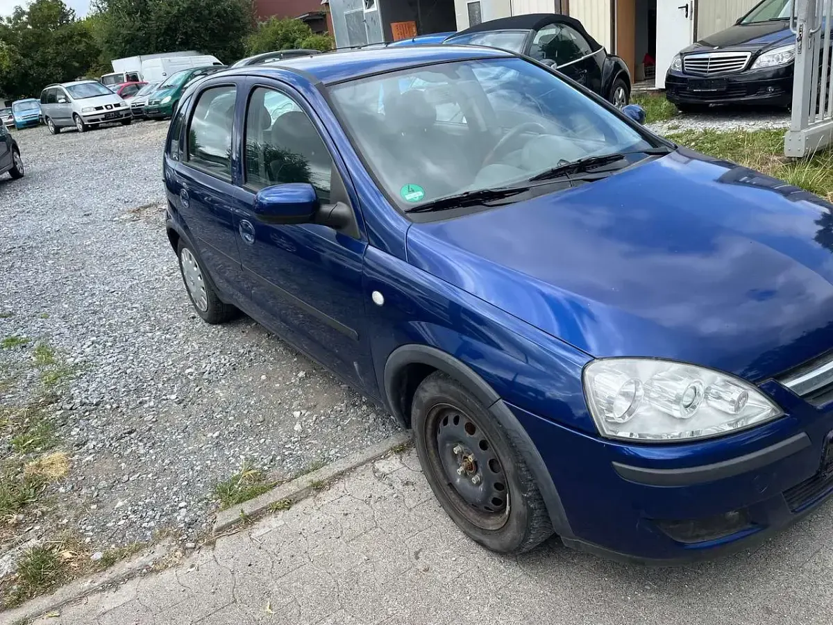 Gebraucht Opel Corsa Enjoy 60 PS (44 kW) 2004 Blau Kleinwagen