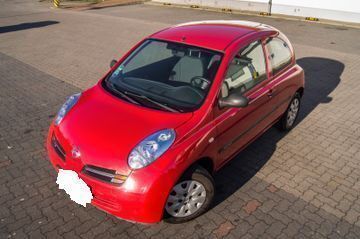 Rot Gebraucht 2009 Nissan Micra Kleinwagen | 980 € (Superpreis) - Bild 1/1