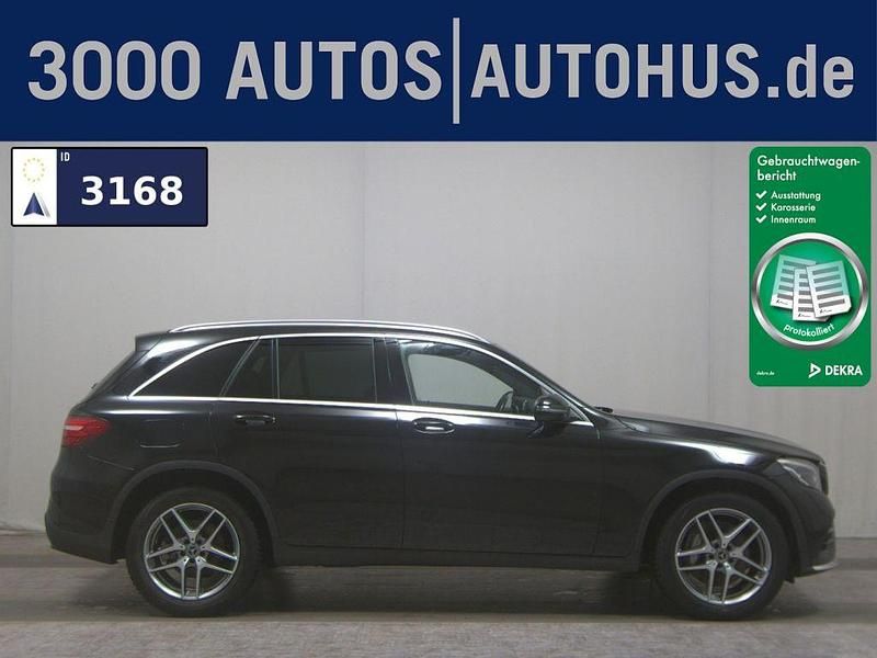 Schwarz unilack Gebraucht 2019 Mercedes GLC220 AMG line SUV | 26.980 € (Superpreis) - Bild 1/4