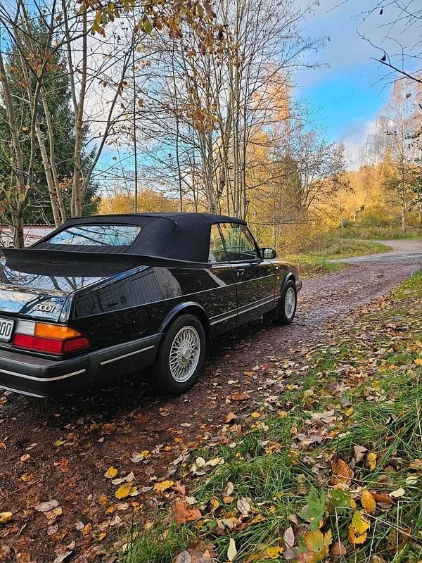 Gebraucht Saab 900 Cabriolet 126 PS (92 kW) 1990 Schwarz Cabrio